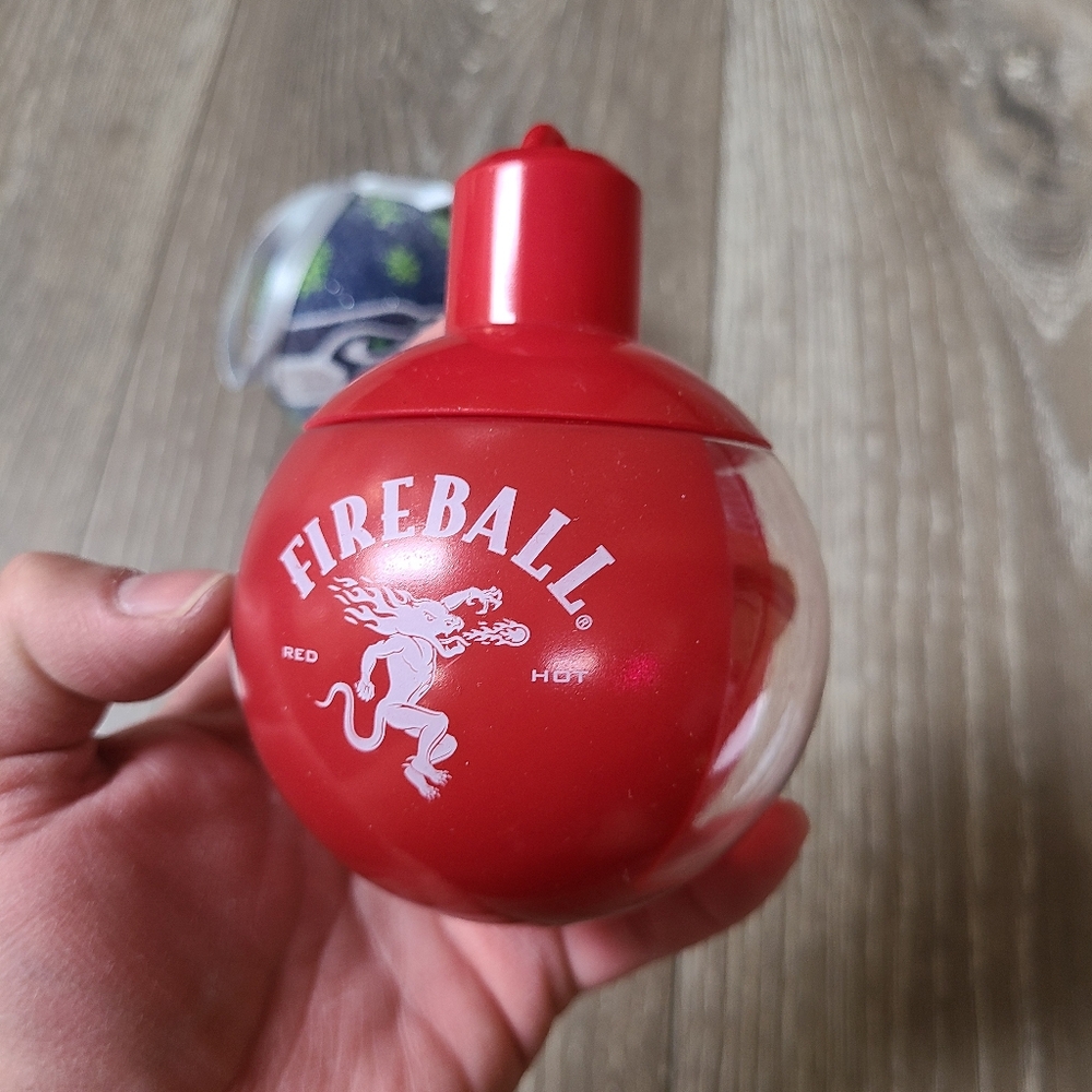 Seahawks, Fireball and Bud Light Christmas Ornaments - set of 3 - Picture 3 of 8